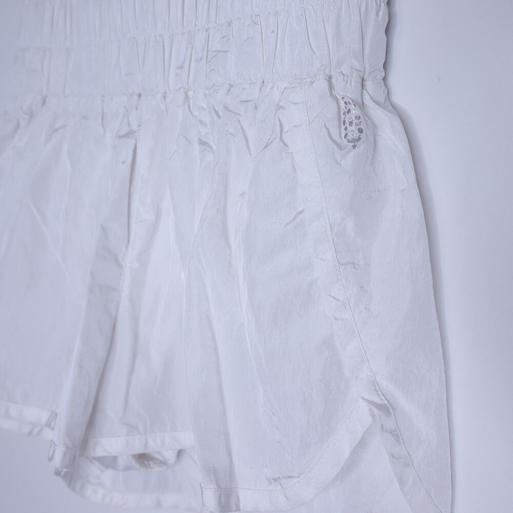 FP MOVEMENT The Way Home Shorts White Lined Running Active Women's M - Picture 4 of 12